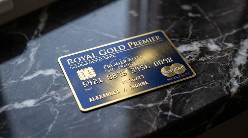 Sentinel Bank Gold Metallic Credit Card